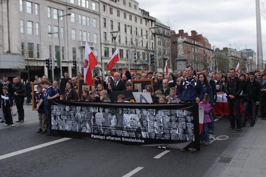 Osiem lat temu Dublin uczcił pamięć Prezydenta Lecha Kaczyńskiego. „Marsz Pamięci” zjednoczył Polaków w Irlandii.