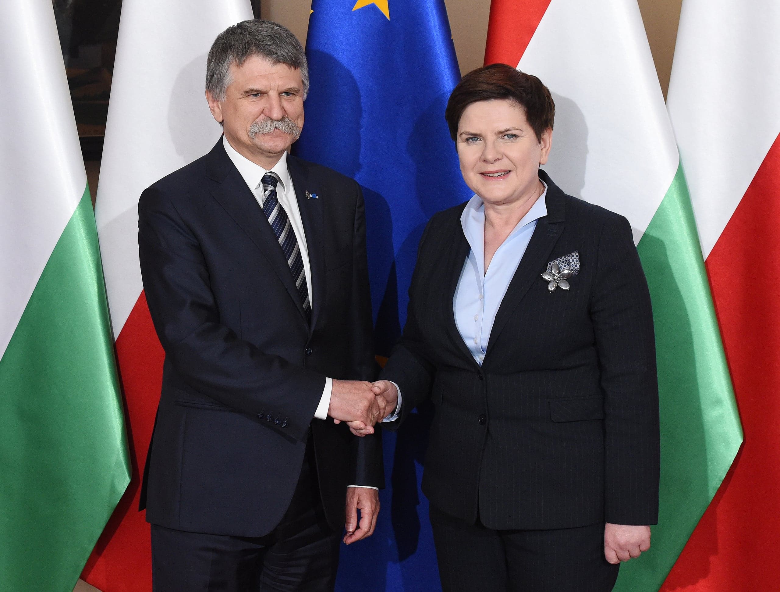 Premier Beata Szydło spotkała się z przewodniczącym węgierskiego Zgromadzenia Narodowego, László Kövérem