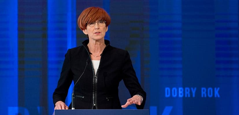 Elżbieta Rafalska, minister rodziny: Bezrobocie wciąż spada. Szacuje się, że na koniec 2017 roku spadnie do 7 procent