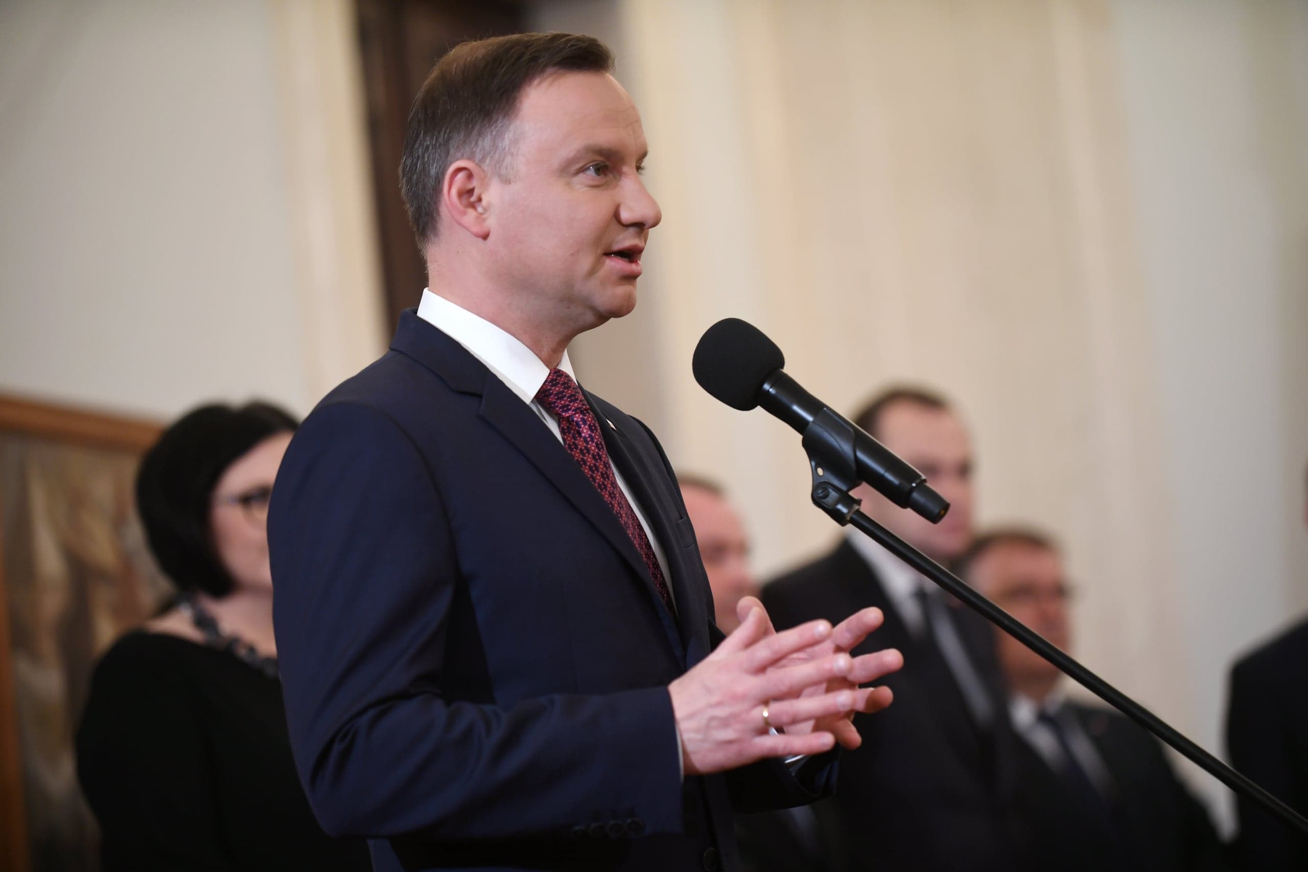 Prezydenci Andrzej Duda i Emmanuel Macron umówili się wstępnie na pierwsze spotkanie na marginesie szczytu NATO