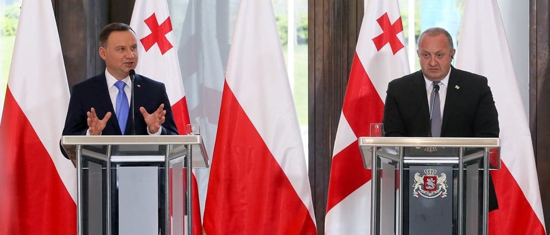 Prezydent Andrzej Duda: jestem rzecznikiem pełnego członkostwa Gruzji w Pakcie Północnoatlantyckim i jej integracji z UE