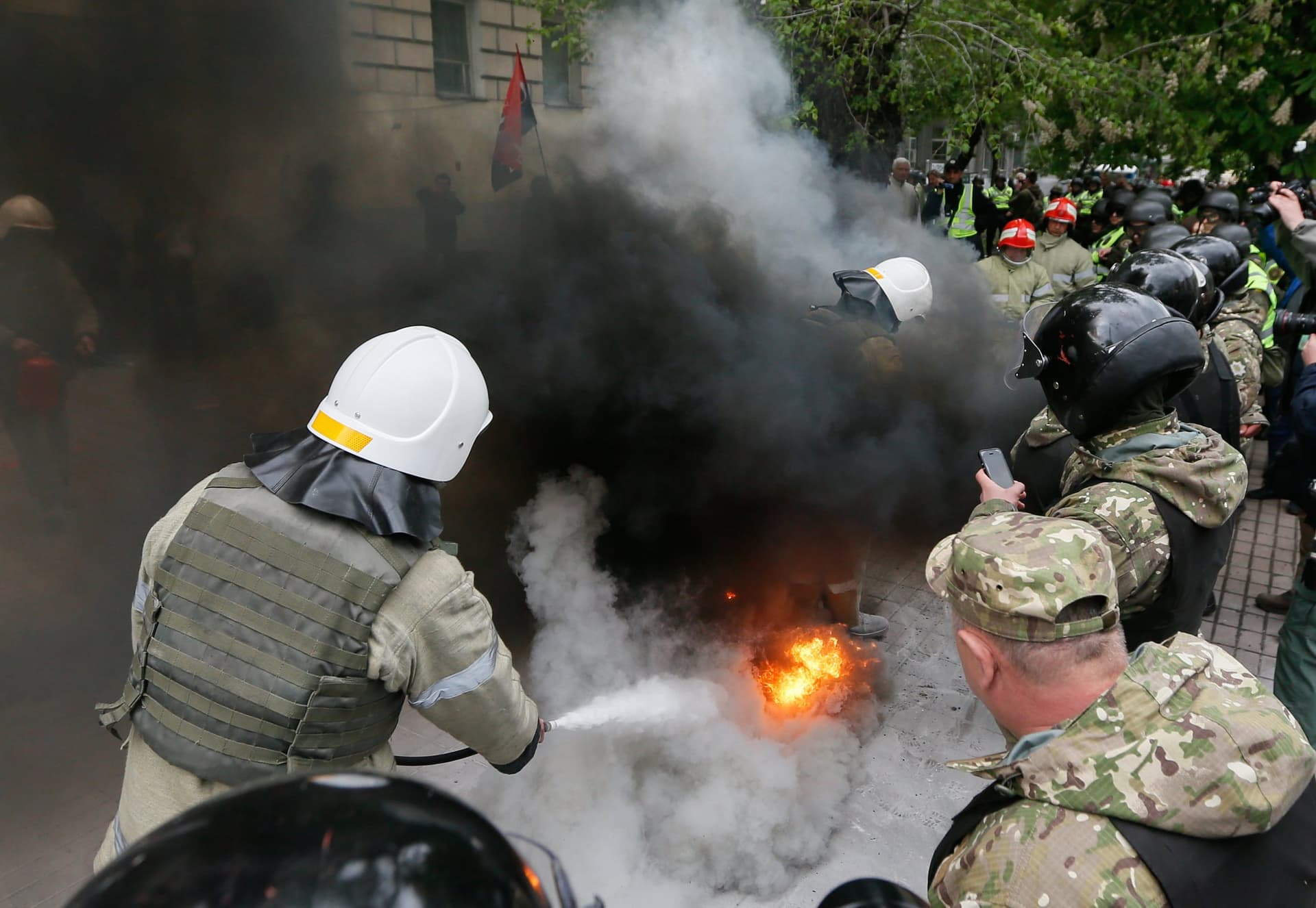 Sprowokowane zamieszki na Ukrainie z powodu obchodów sowieckiego święta z okazji zakończenia II wojny światowej