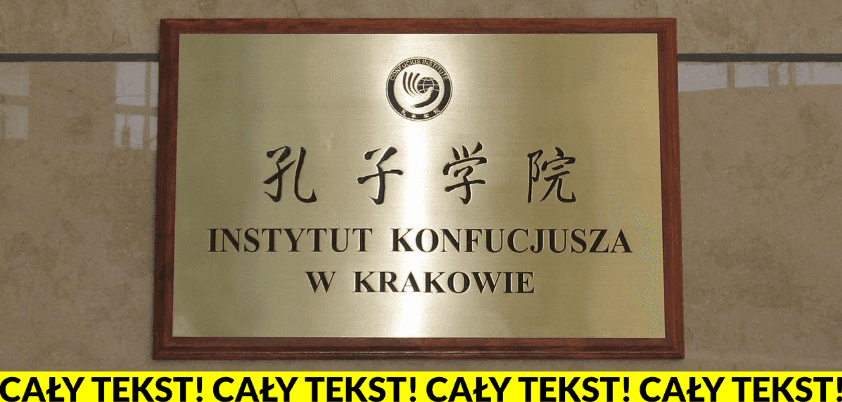 Instytuty Konfucjusza wspierają inicjatywę Nowego Jedwabnego Szlaku, której celem jest zdominowanie świata przez Chiny