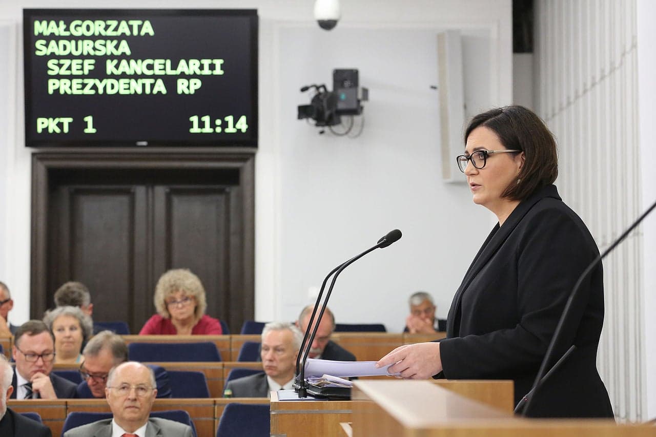 Krzysztof Łapiński: Małgorzata Sadurska złożyła rezygnację z funkcji szefowej Kancelarii Prezydenta