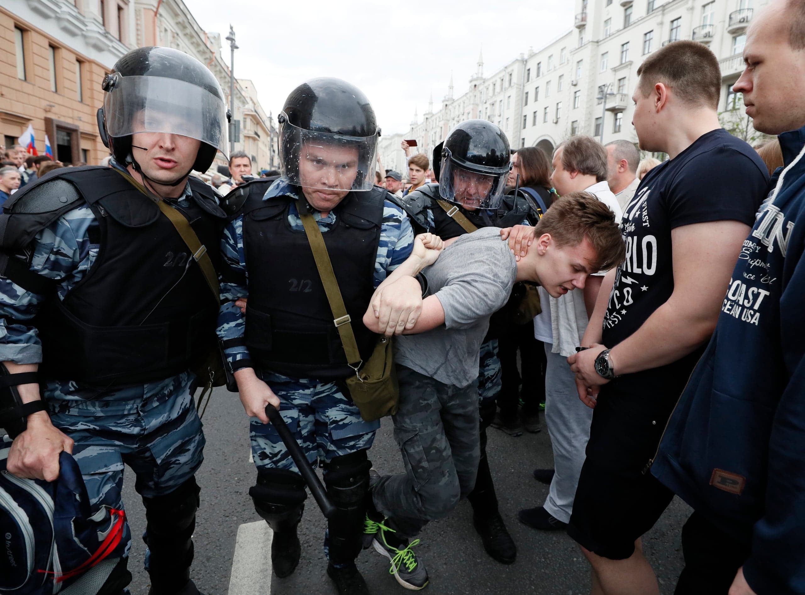 Rosja: Demonstracje przeciwko korupcji. Służby Bezpieczeństwa użyły gazu w Moskwie, ponad 1000 osób aresztowanych