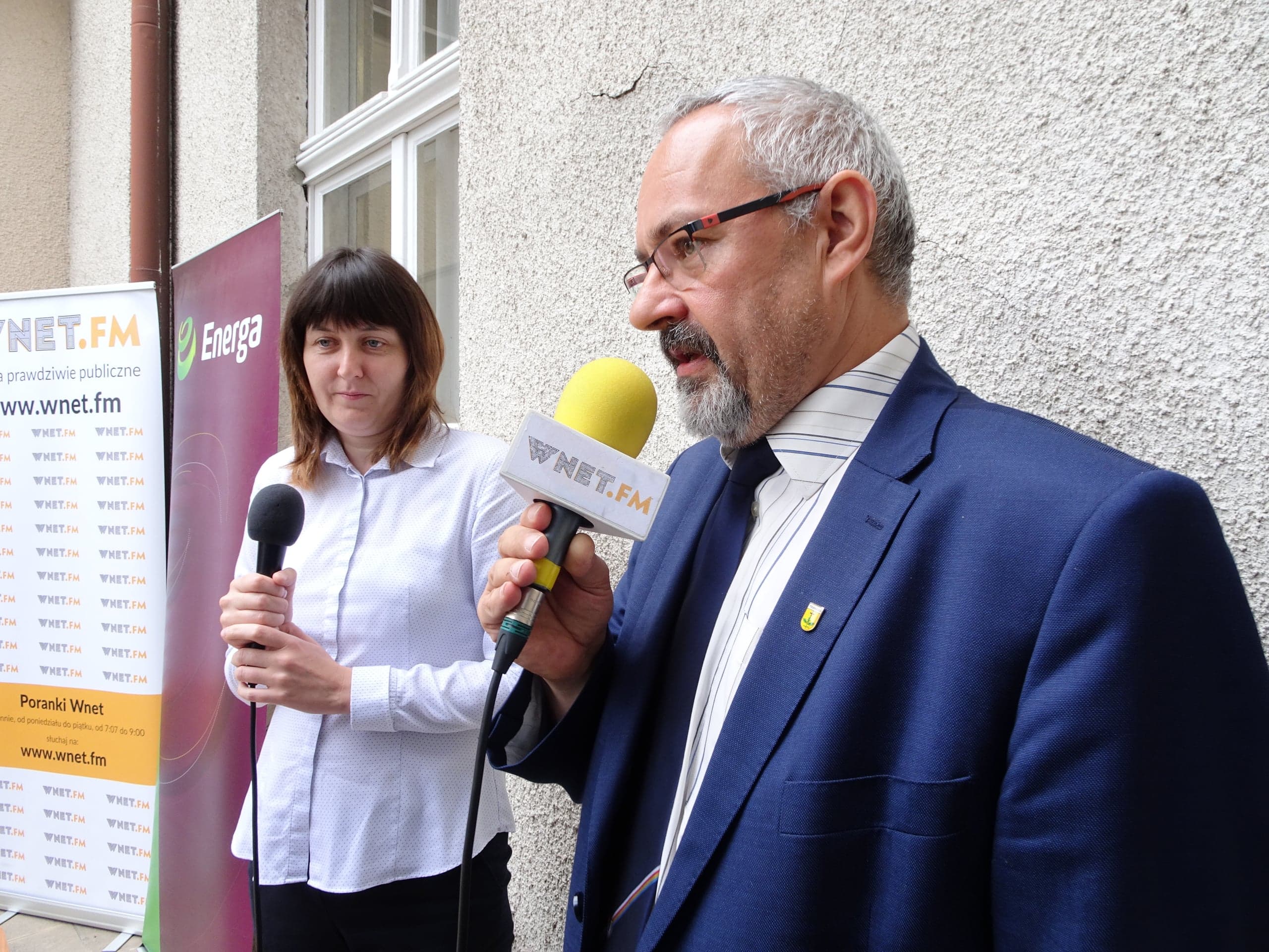 Małgorzata Wrońska, burmistrz Fromborka, i Andrzej Lemanowicz, burmistrz Tolkmicka, o przekopie przez Mierzeję Wiślaną