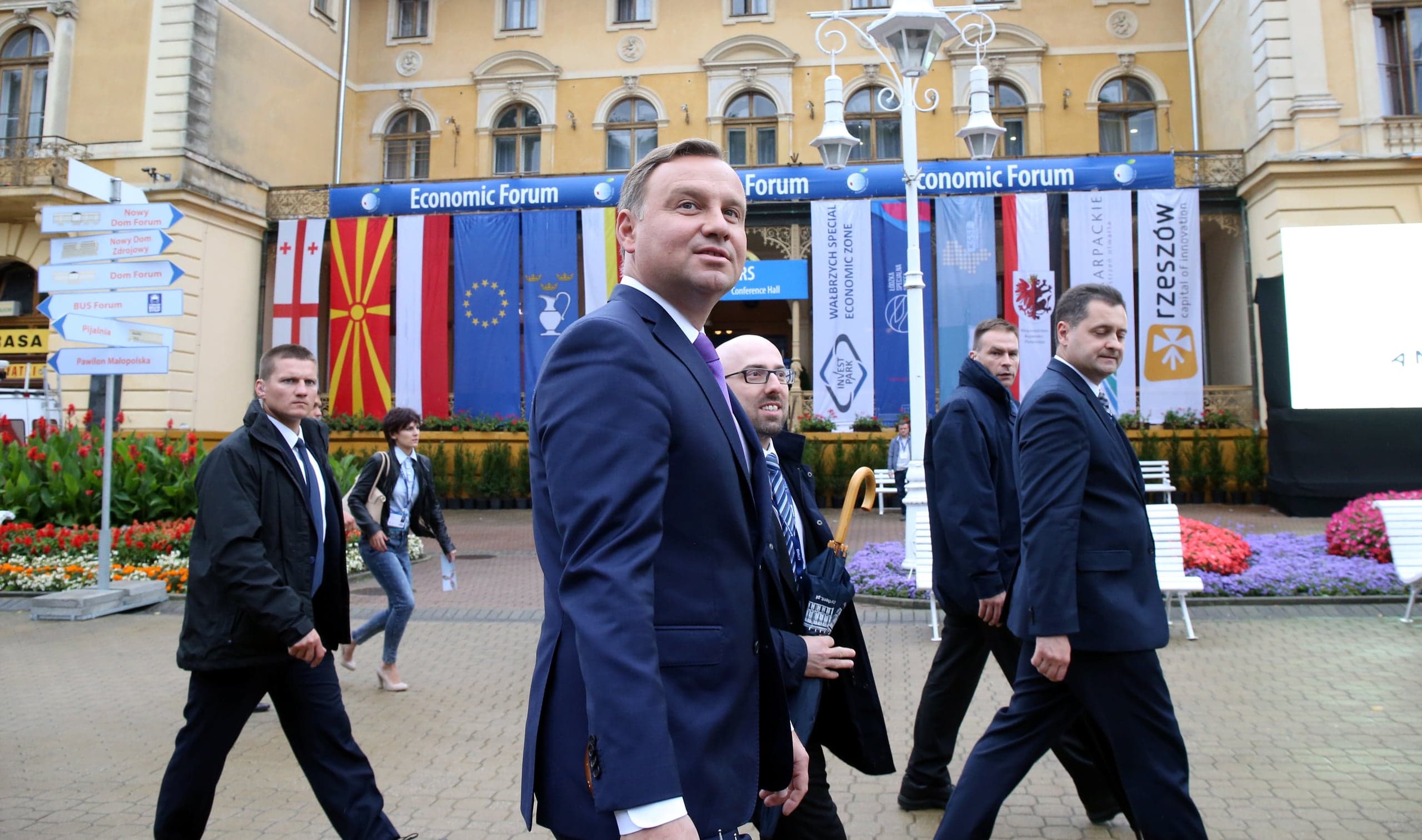 Prezydent Andrzej Duda na Forum Ekonomicznym w Krynicy: Unia musi pozostać otwarta, jeśli chce się rozwijać.