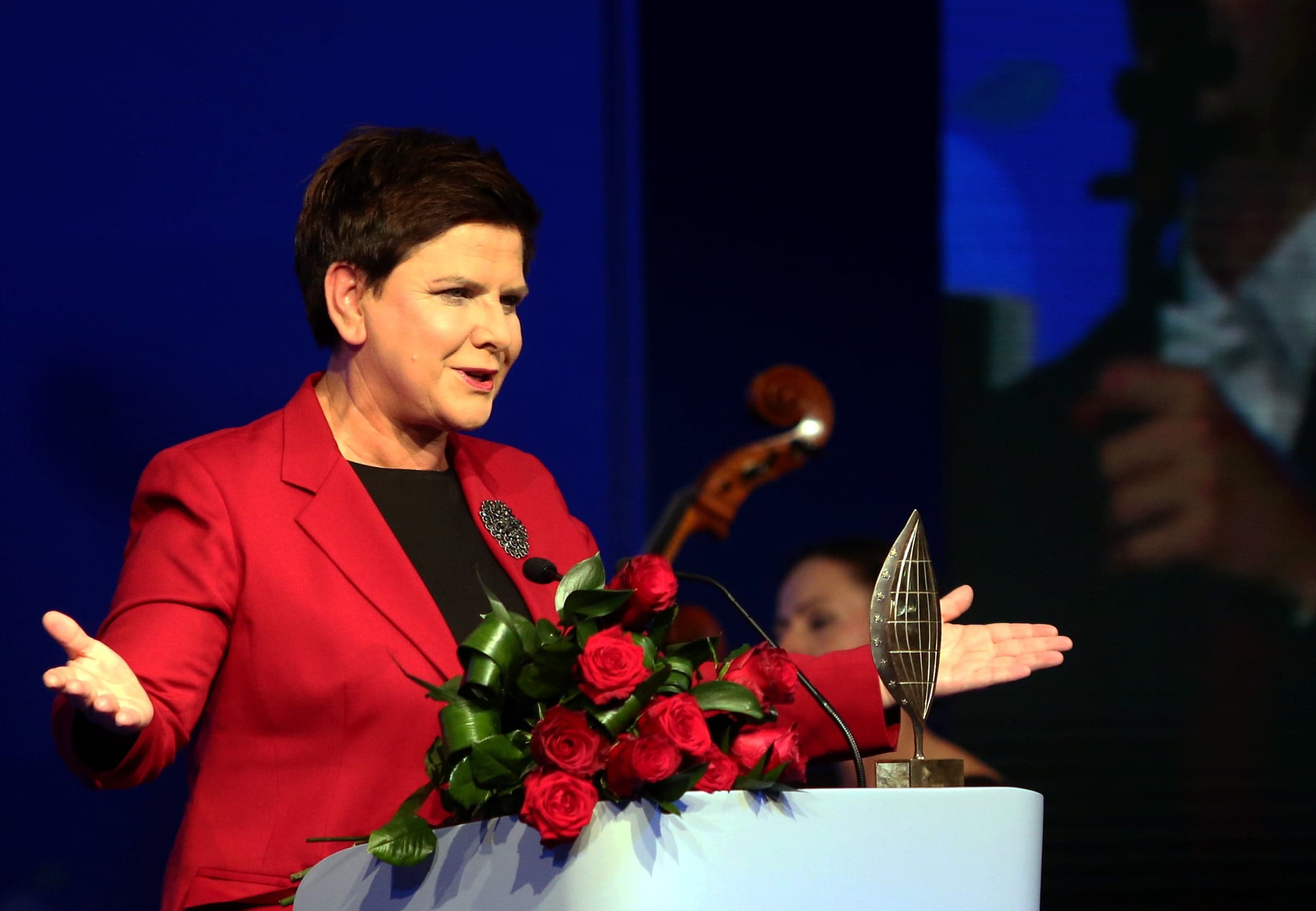 Premier Beata Szydło Człowiekiem Roku XXVII Forum Ekonomicznego w Krynicy. „To początek drogi, przed nami długa praca”