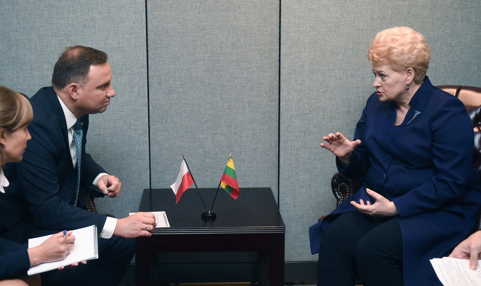 Prezydent Duda rozmawiał z prezydent Litwy w Nowym Jorku m.in. o konsekwencjach Zapad 2017
