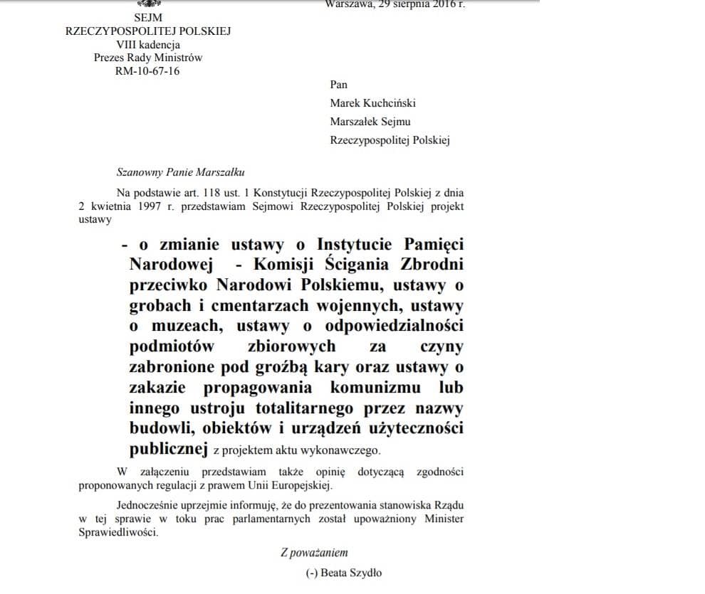 USTAWA z dnia 26 stycznia 2018 r. o Instytucie Pamięci Narodowej – Komisji Ścigania Zbrodni przeciwko Narodowi Polskiemu