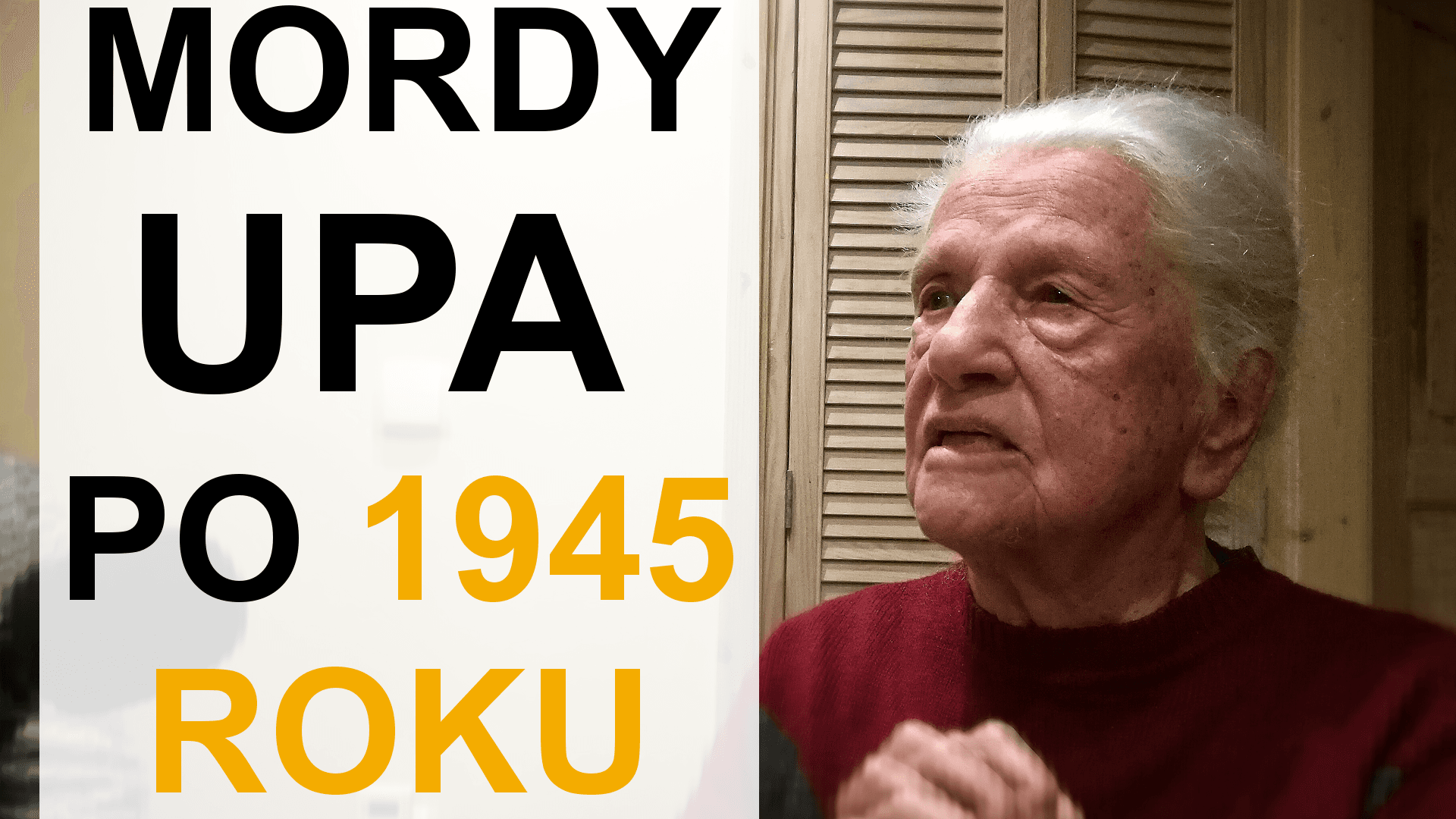 Świadek mordów UPA: Banderowcy nawet w 1945 r. zabijali nas, Polaków