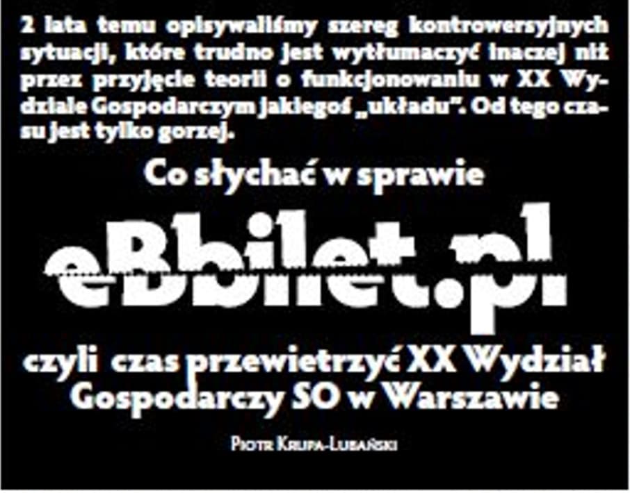 Piotr Krupa-Lubański: Wyprowadzenie eBiletu na Cypr. Przerzucenie rachunku na podatników. Apel do Prokuratury Krajowej