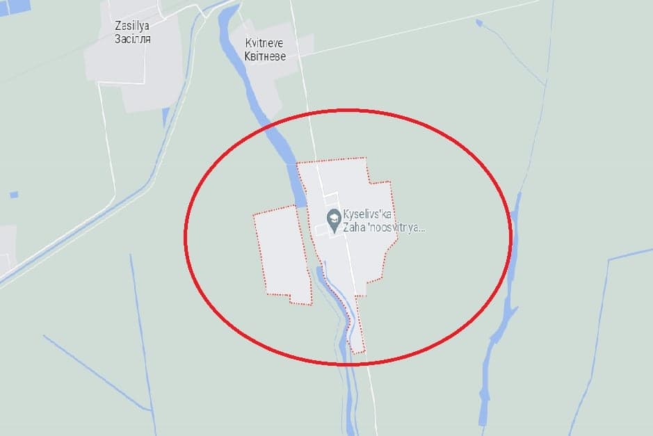 Polska wieś na mikołajowszczyźnie zrujnowana przez Rosjan