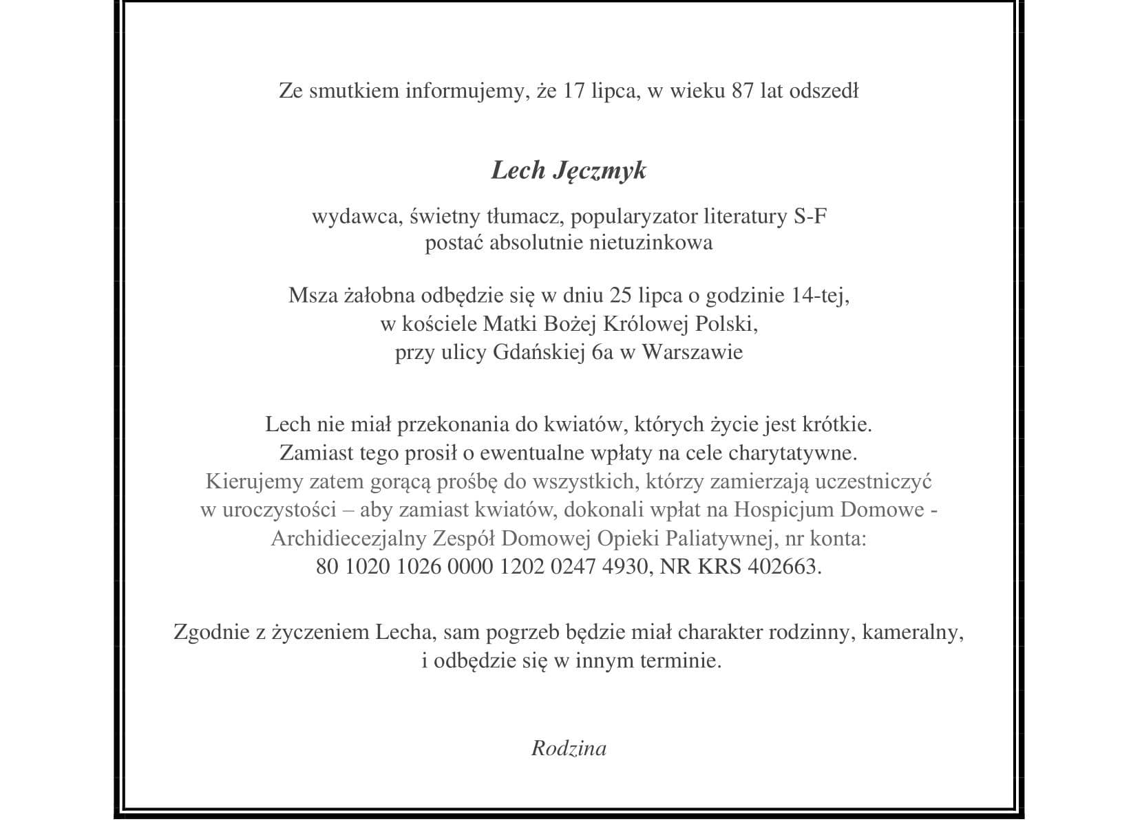 Pan Lech Jęczmyk – współtwórca i wykładowca Akademii Wnet