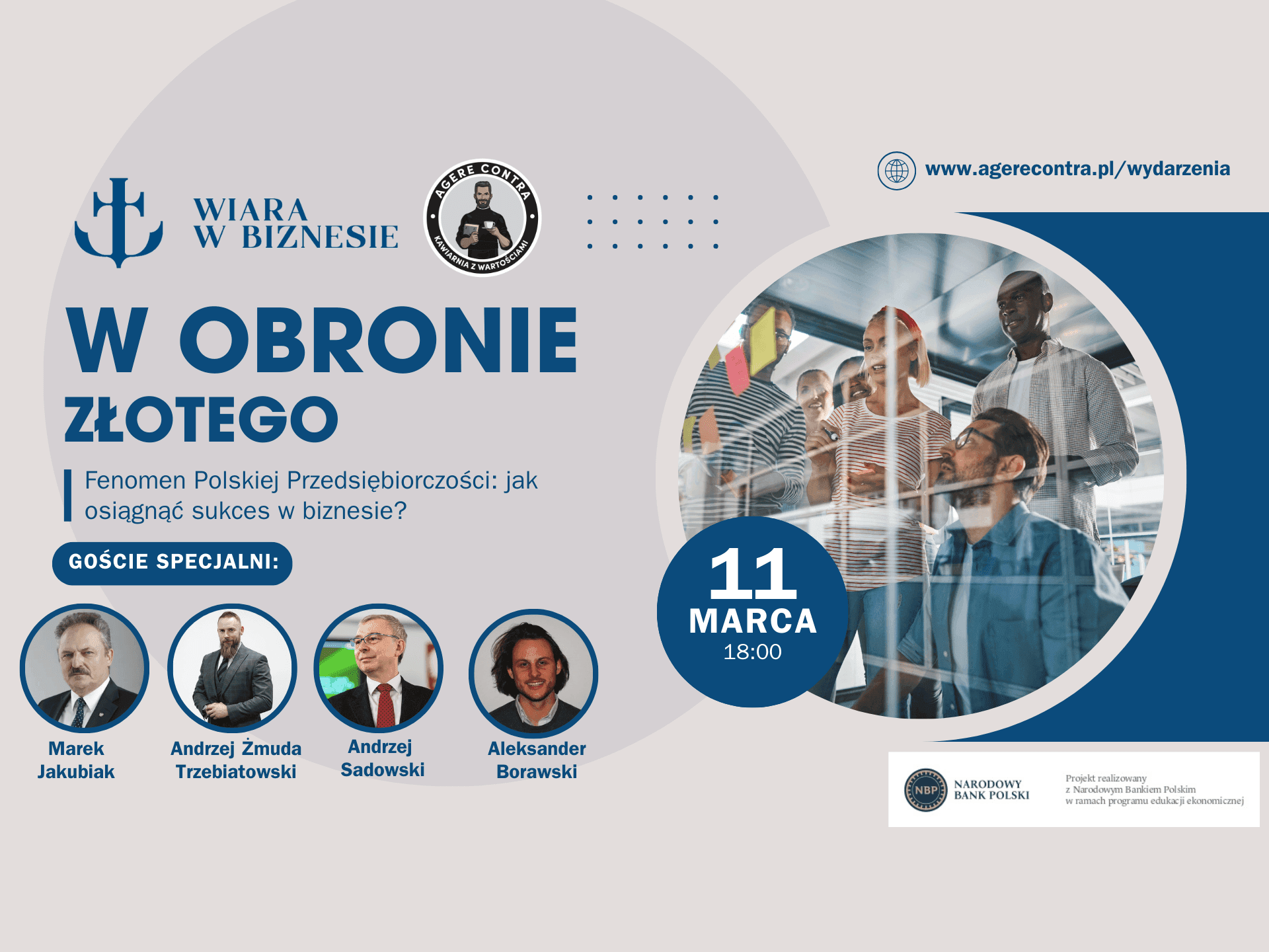 Jak osiągnąć sukces w biznesie? Gośćmi m.in. Marek Jakubiak i Andrzej Sadowski