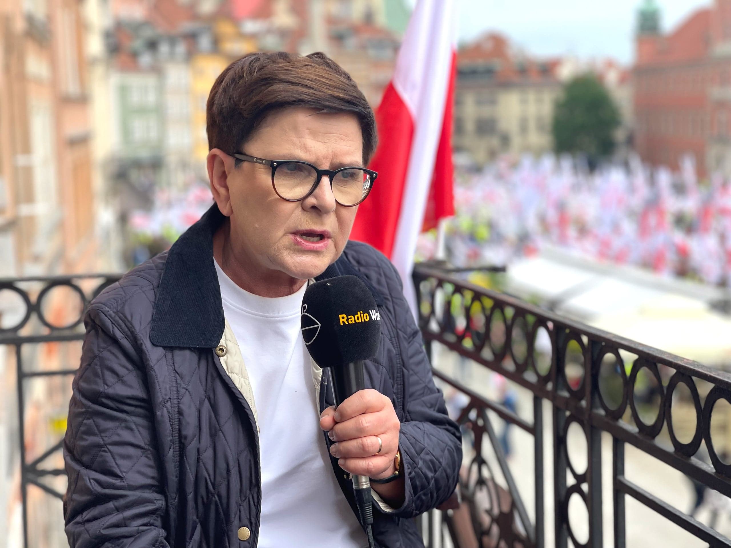 Beata Szydło: Nie możemy sobie dać założyć kagańca, który Tusk przygotował z Brukselą