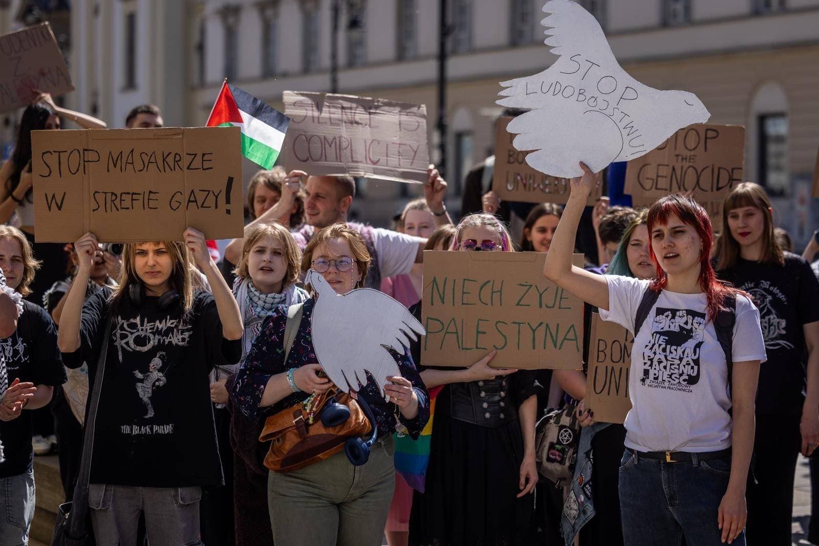 Propalestyńskie protesty na Uniwersytecie Warszawskim. Jakie jest stanowisko władz UW?