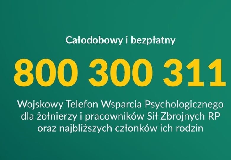 W armii działa telefon zaufania. W maju skorzystało z niego niecałe 50 osób