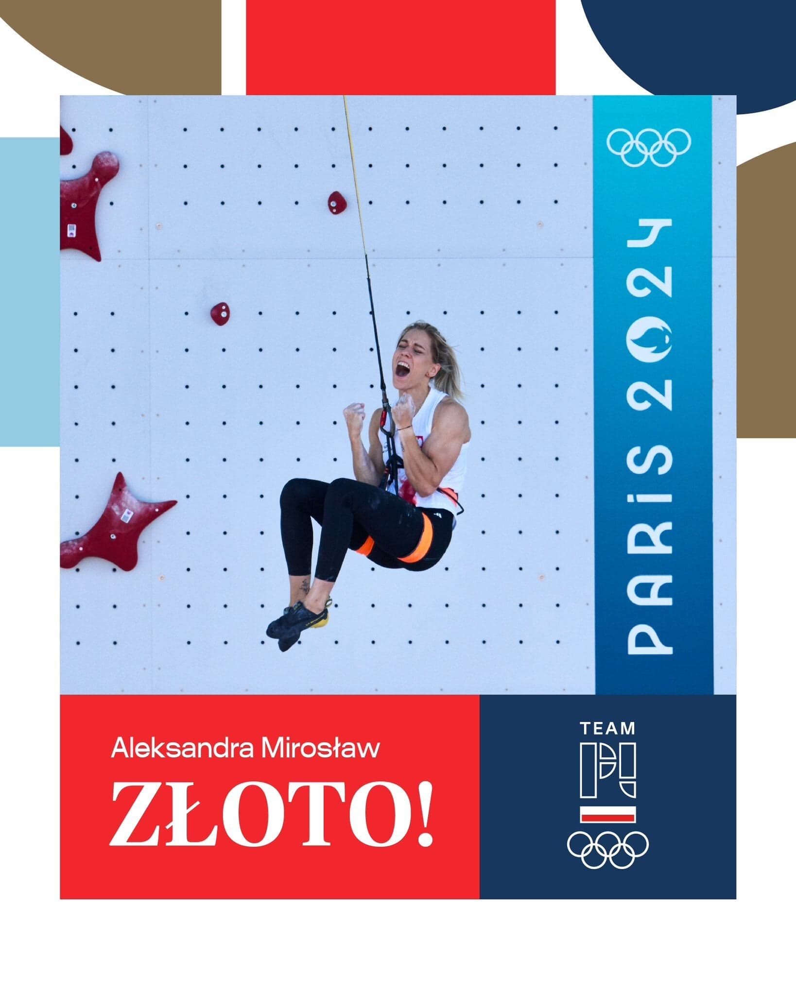 Złoto i brąz dla Polski we wspinaczce! Aleksandra Mirosław mistrzynią olimpijską, Aleksandra Kałucka z 3 miejscem