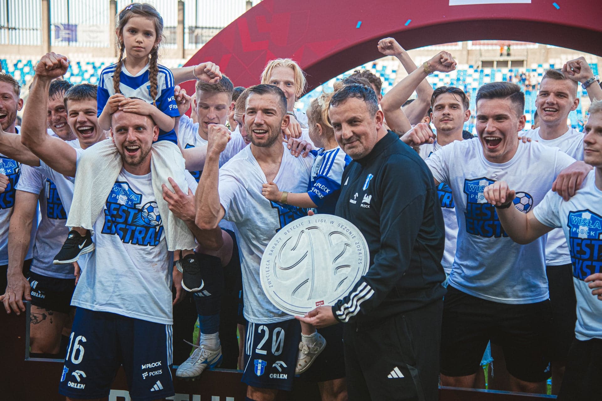 Wisła Płock z awansem do Ekstraklasy. Niciński: gratulacje, ale płocczan czeka dużo pracy, by zaistnieć w elicie