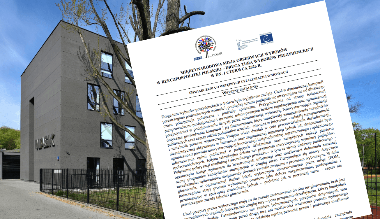 Krytyczny raport OBWE: Nierówne warunki kampanii i niejasne finansowanie