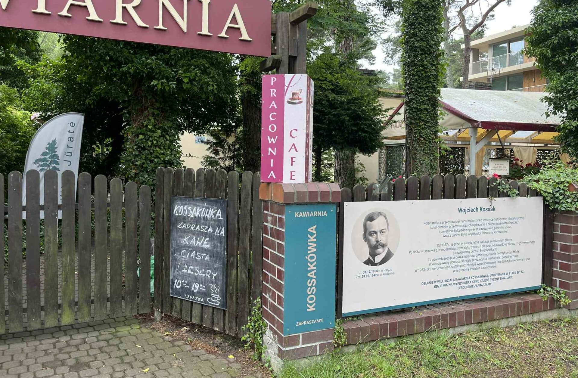 Dansingi, korty tenisowe. Willa Kossakówka-Jurata – kurort dla polskich elit przed II Wojną Światową