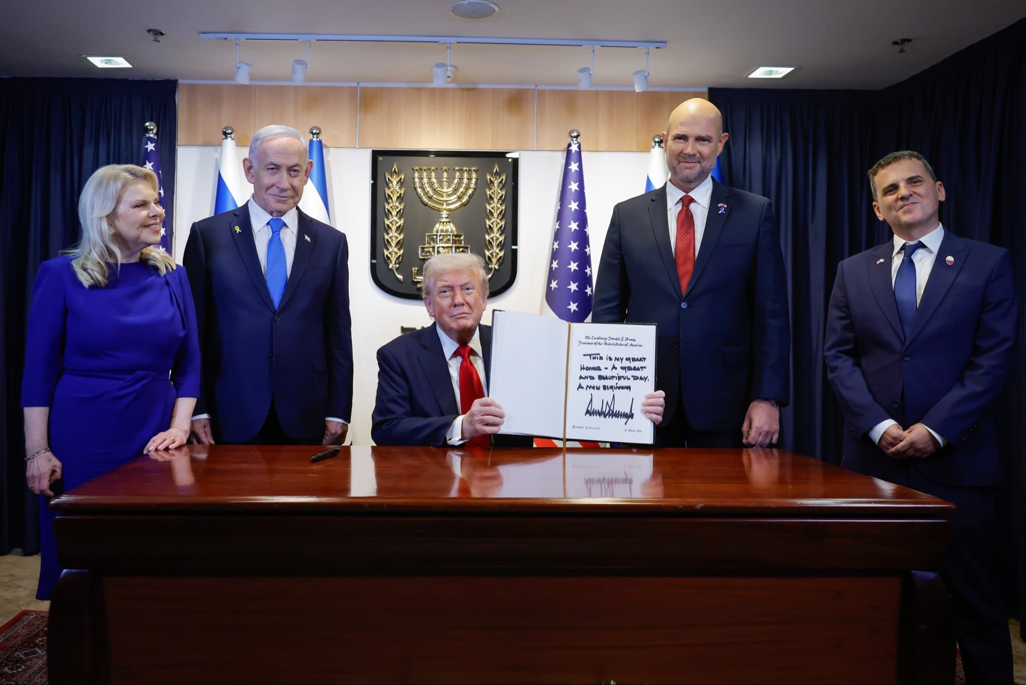 Trump i Netanjahu o „nowym świcie pokoju” na Bliskim Wschodzie