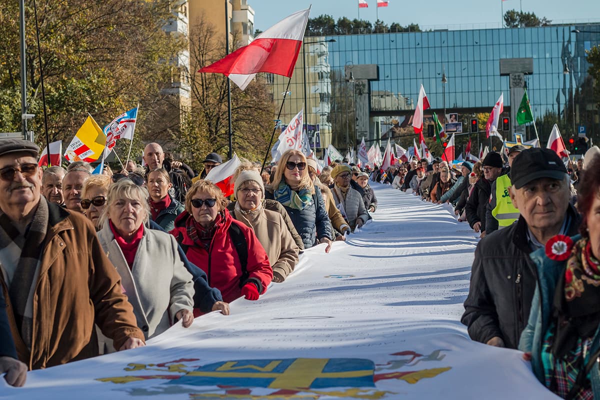 Trzeci Marsz Papieski w Warszawie. „W górę serca”