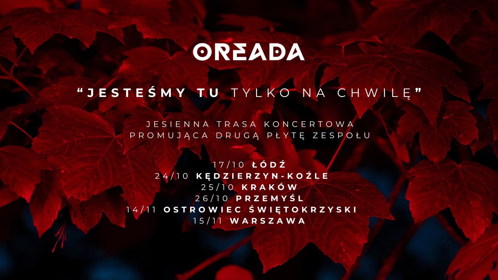 „Jesteśmy tu tylko na chwilę” – podróż Oready trwa. Wywiad z Kasią Biesagą o nowej płycie, ewolucji brzmienia i emocjach