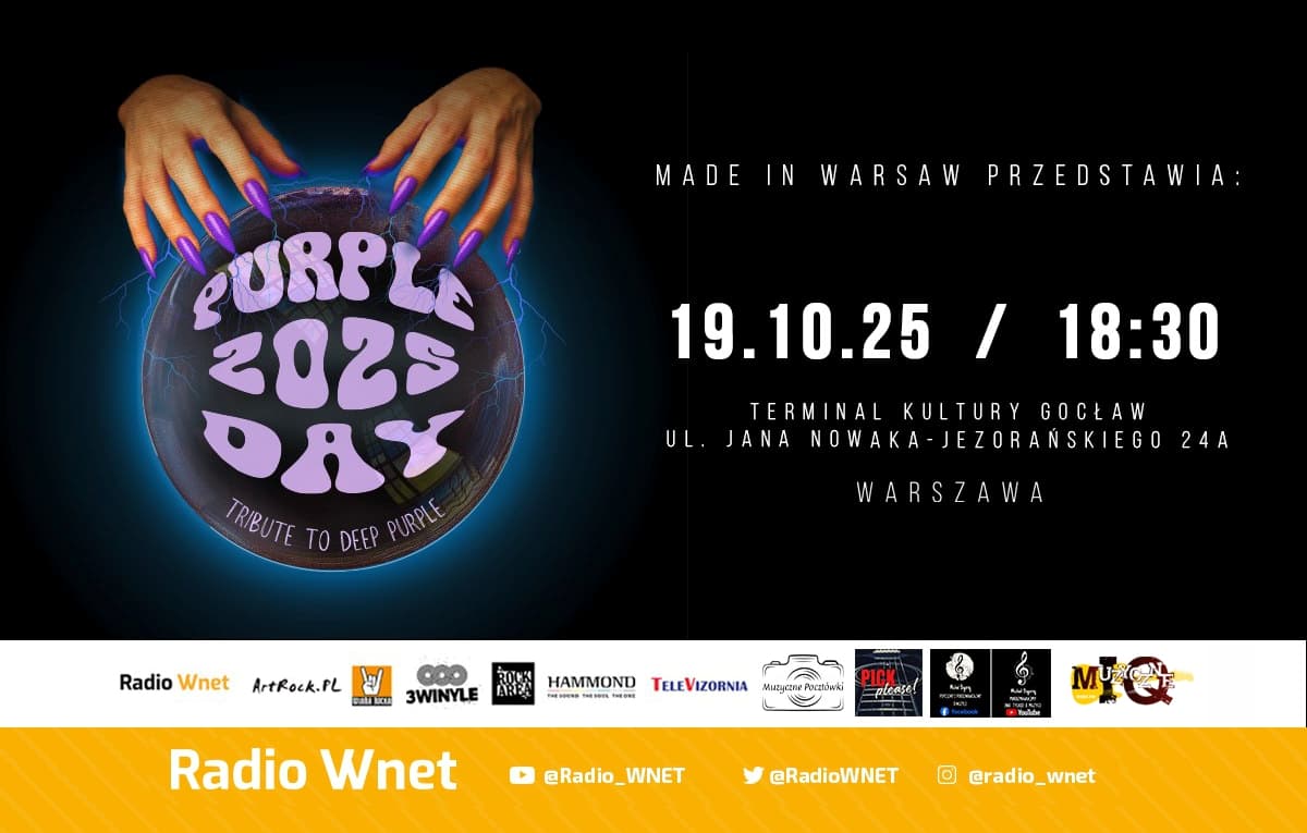 Purple Day 2025. Wielkie święto fanów Deep Purple. Radio Wnet patronem medialnym.