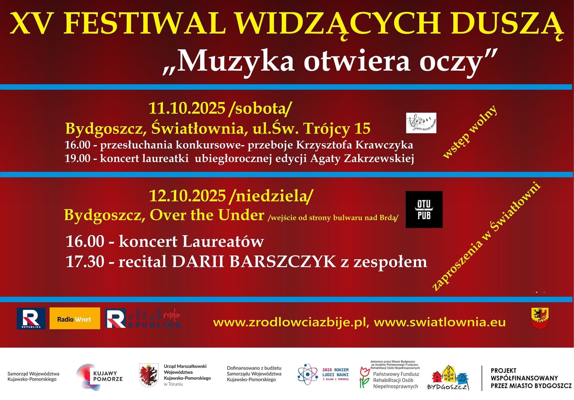 Dwa światy mogą stworzyć jeden wspólny – rozmowa wokół XV Festiwalu widzących duszą „Muzyka otwiera oczy”