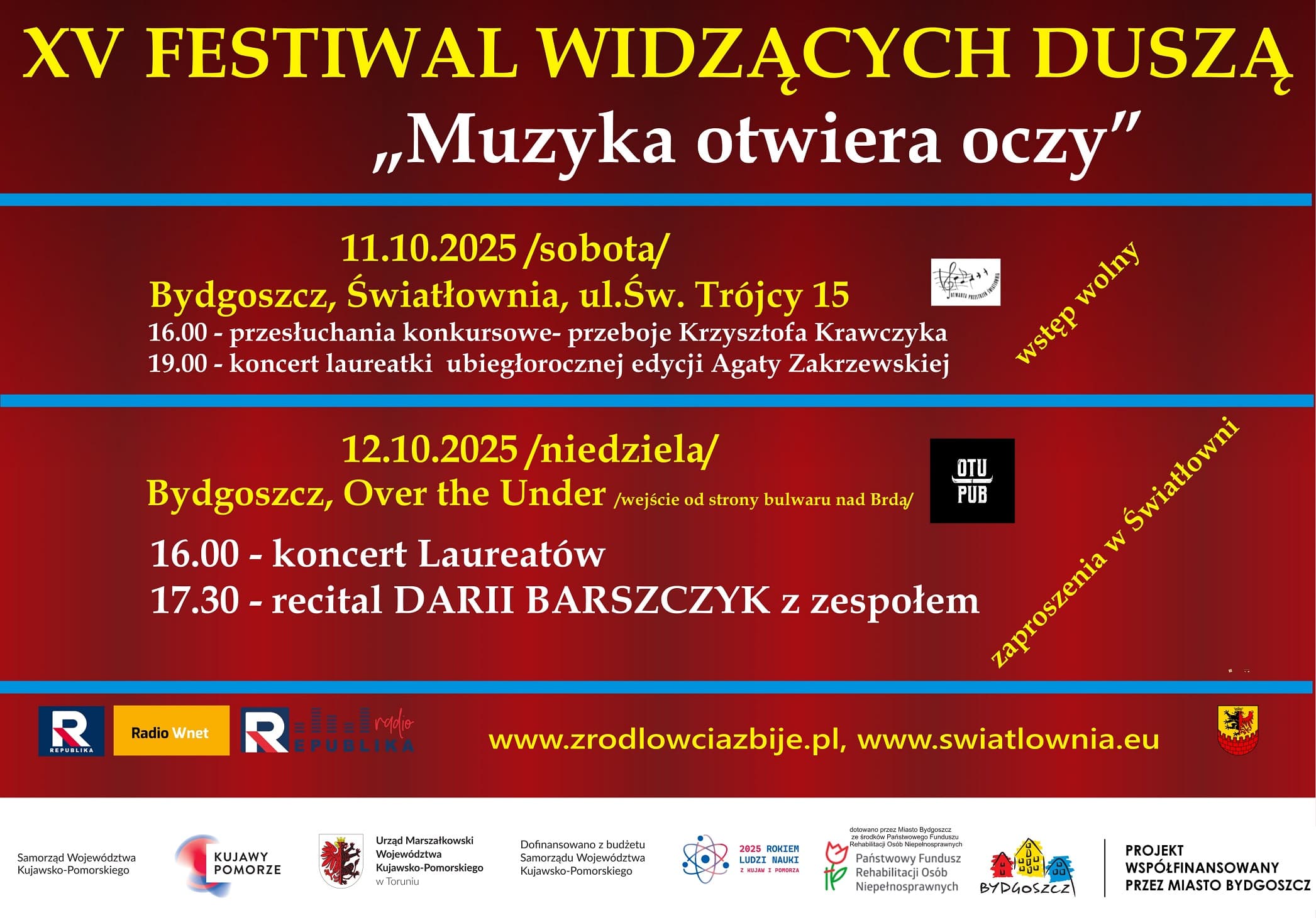 Dwa światy mogą stworzyć jeden wspólny – rozmowa wokół XV Festiwalu widzących duszą „Muzyka otwiera oczy”