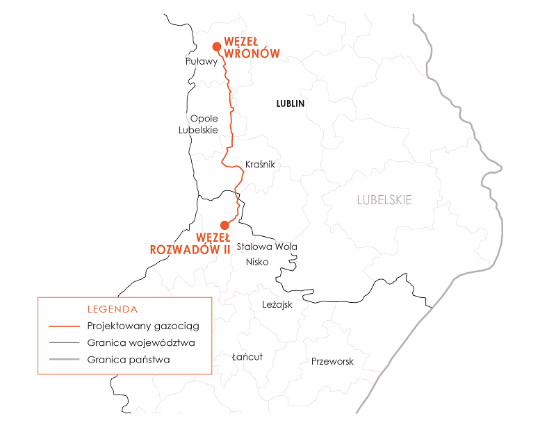 Komplet decyzji lokalizacyjnych ważnego dla naszego regionu gazociągu