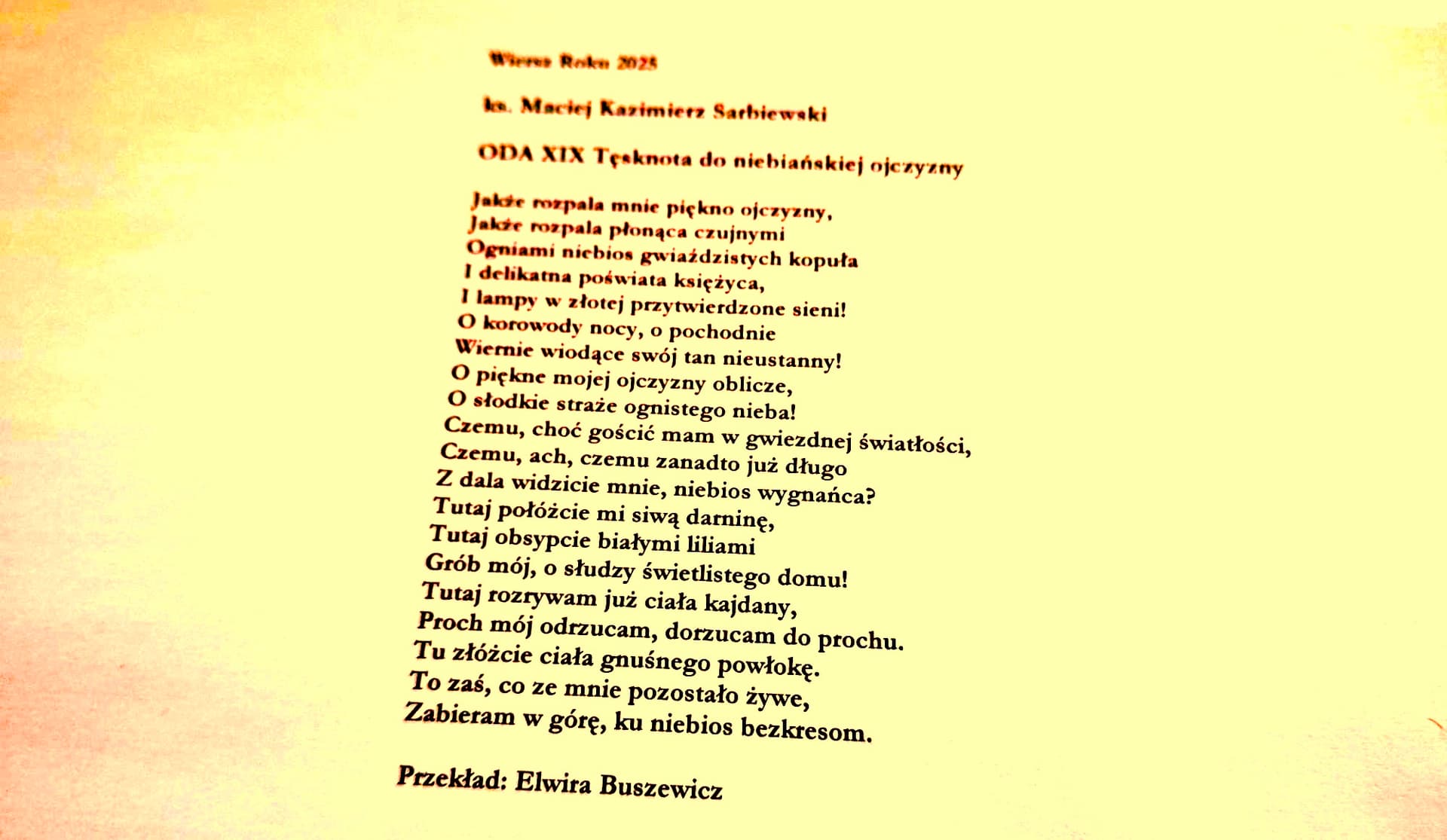 Ogłoszono Wiersz Roku 2025 – wiosna budzi się z poezją!