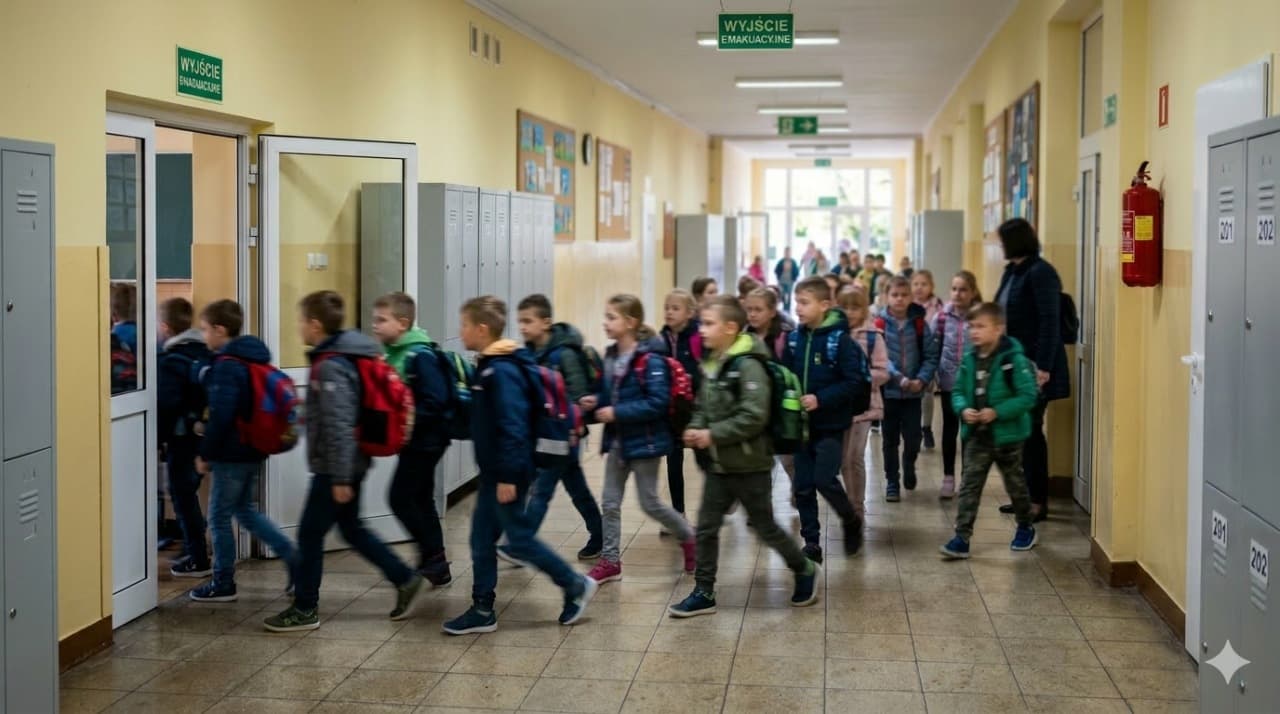 Alarmy bombowe w warszawskich szkołach i przedszkolach. Ewakuowano dzieci, policja uspokaja