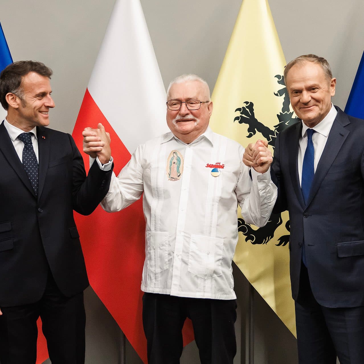 Danzig zamiast Gdańska. Wpadka Tuska przy Macronie wywołuje burzę
