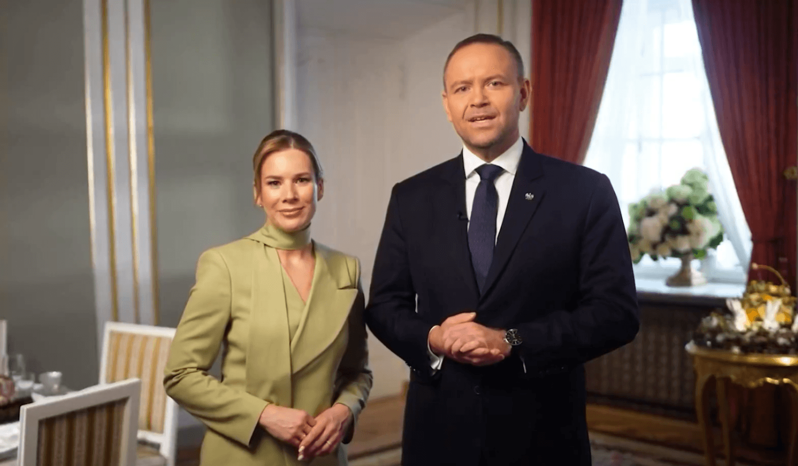 Para prezydencka złożyła życzenia wielkanocne Polakom