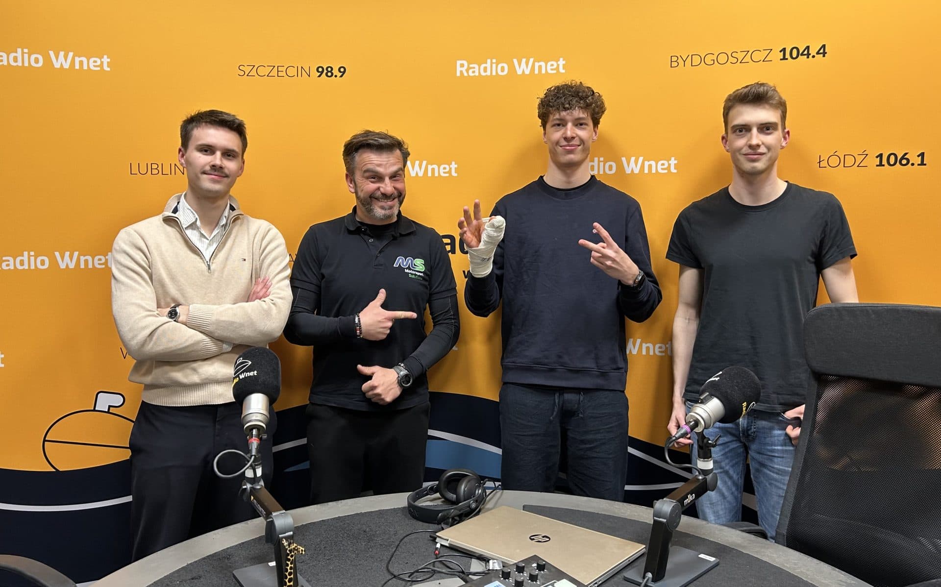 od lewej: Piotr Nałęcz, Jakub Wysocki, Aleksander Ruta, Kamil Kowalik | Fot.: Adam Czerpak
