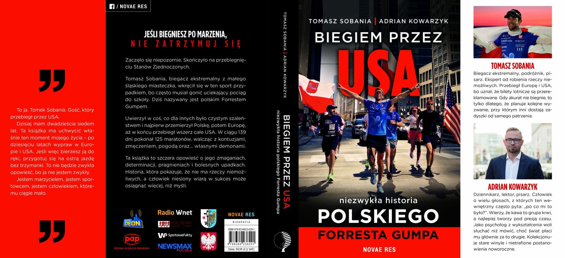 „Biegiem przez USA” – książka o polskim Forreście Gumpie