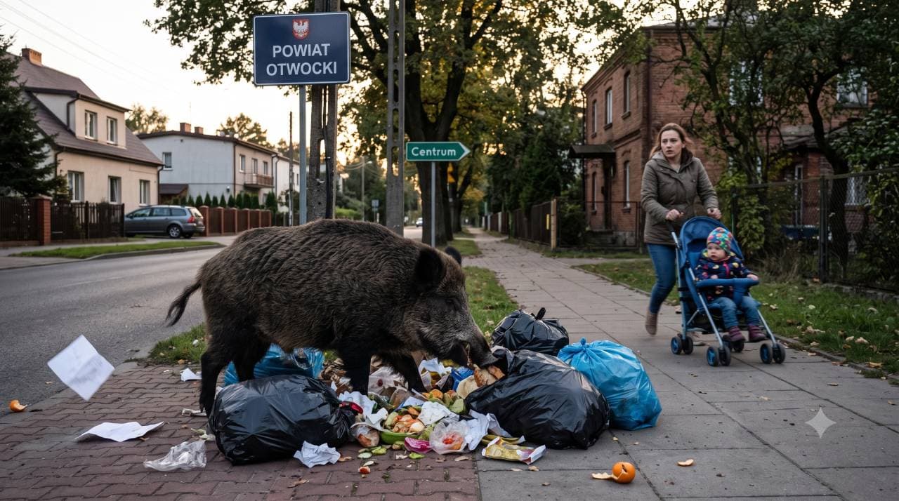 Dziki terroryzują mieszkańców Otwocka. Samorząd znalazł sposób na absurdalną biurokrację