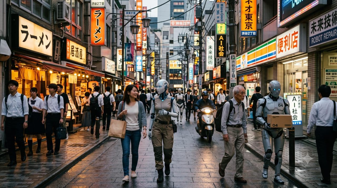 Japonia rzuca wyzwanie potęgom – Noetra! 10 milionów robotów i japońskie AI ma uratować kraj przed katastrofą