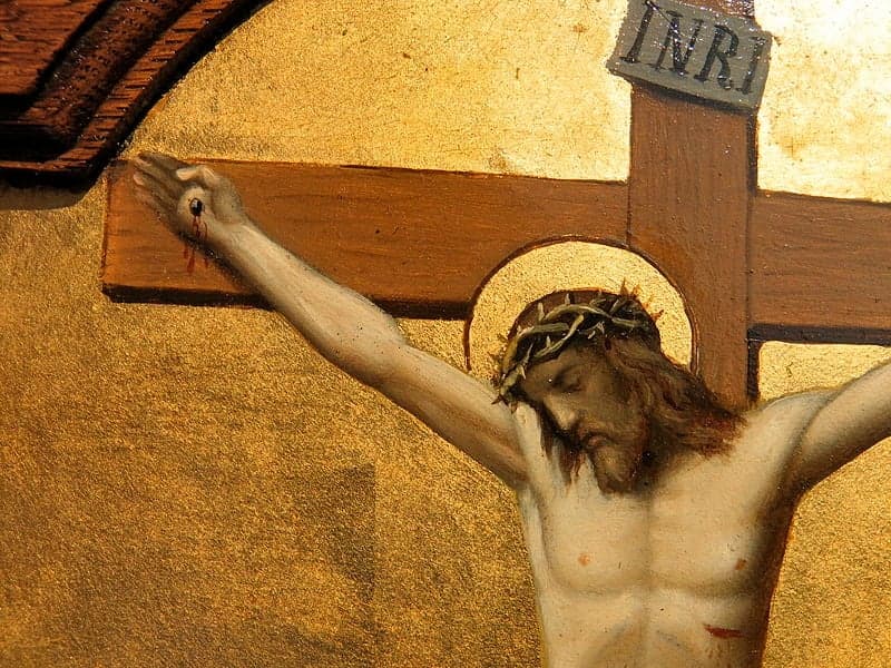Stacja XII – Jezus umiera na krzyżu