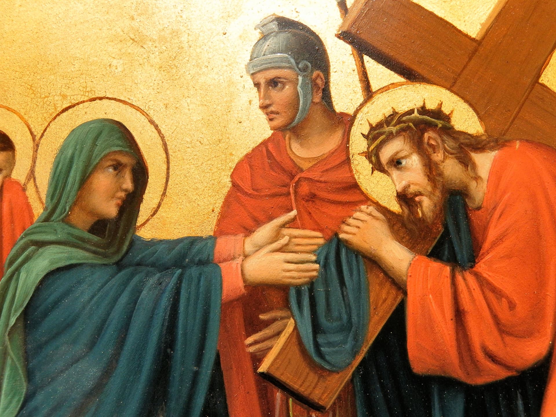 Stacja IV – Jezus spotyka Matkę swoją