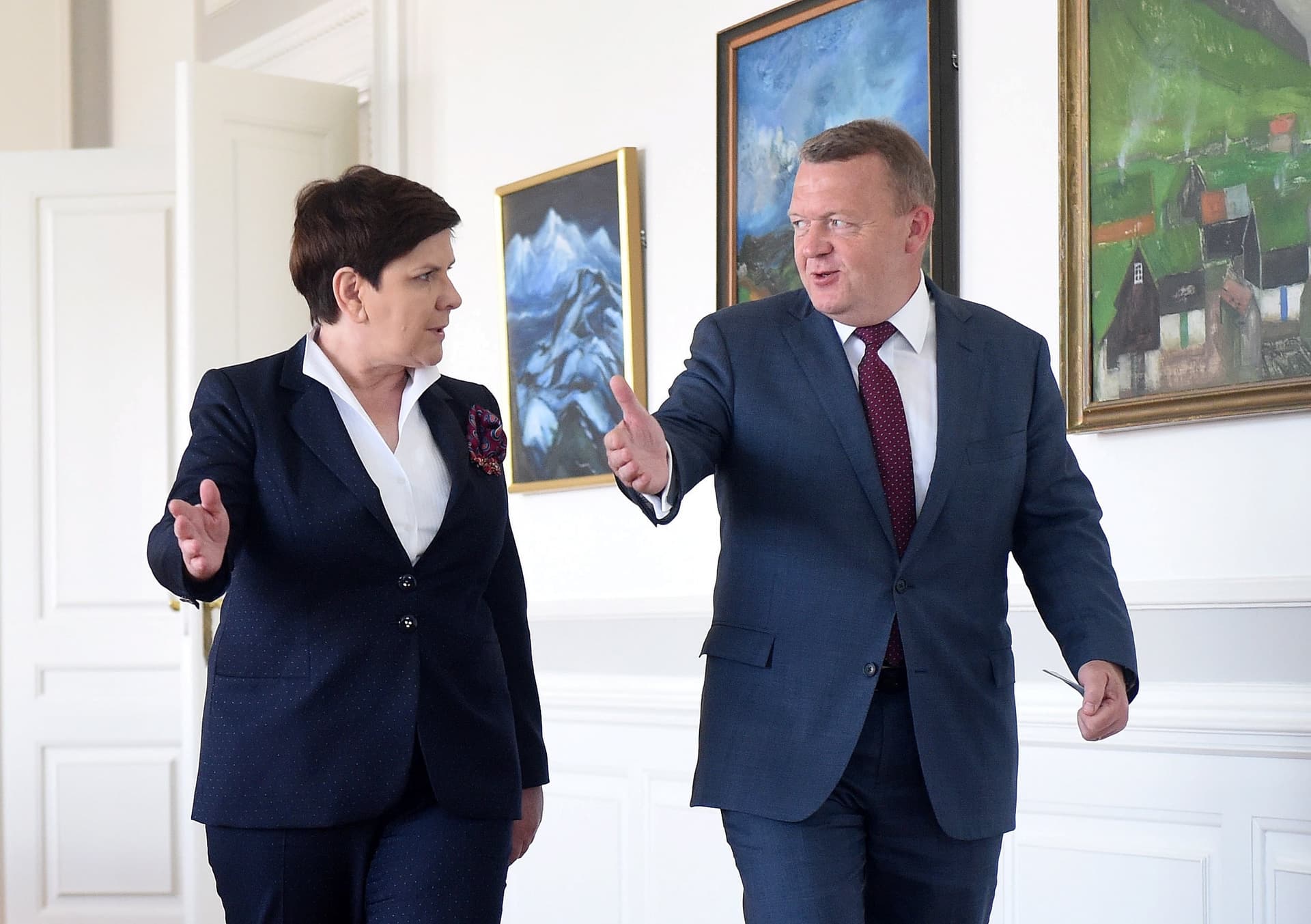 Premier Beata Szydło i szef duńskiego rządu Lars Lokke Rasmussen podpisali memorandum w sprawie gazociągu Baltic Pipe