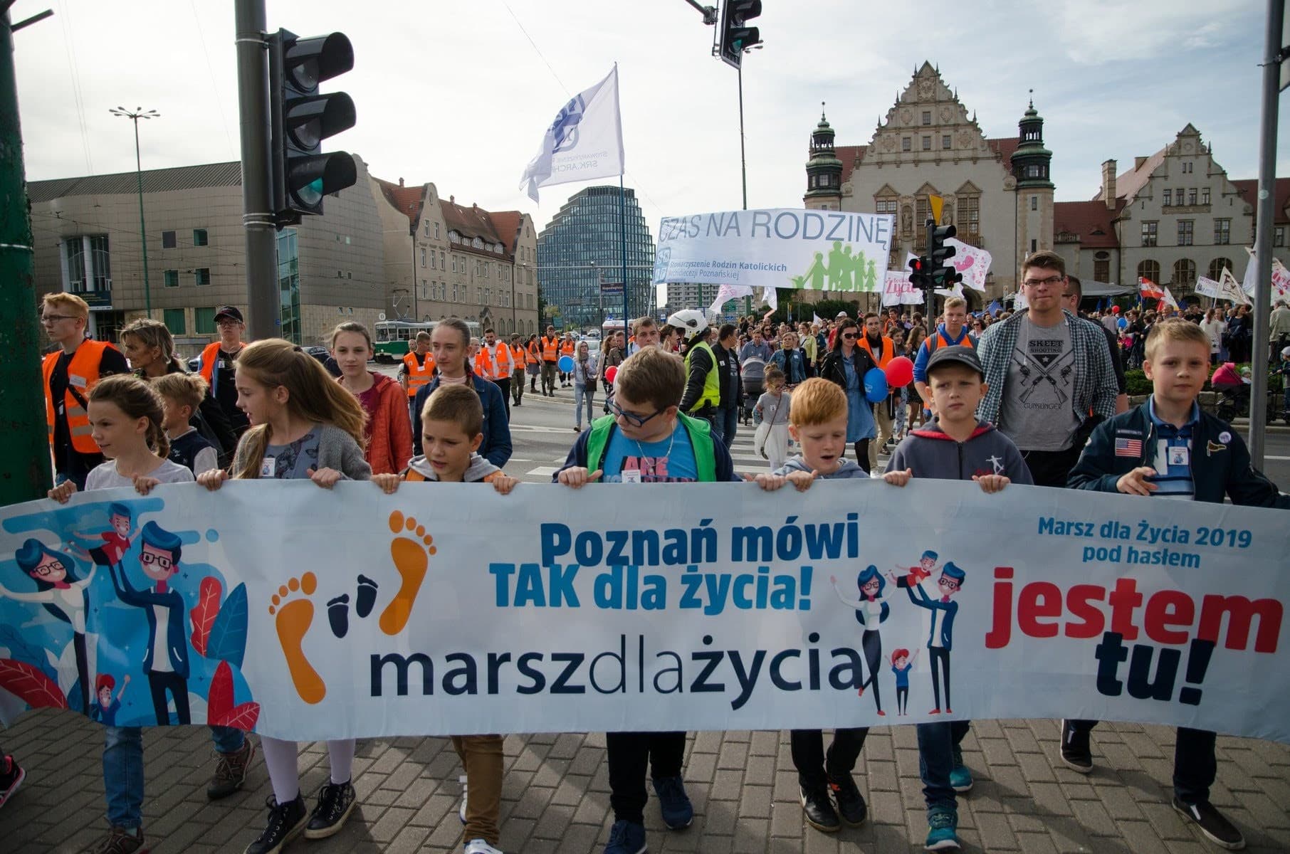 Marsz Dla Życia i Rodziny odbędzie się 20 września w Warszawie. Ozdoba: Nie godzimy się na naruszanie ładu społecznego