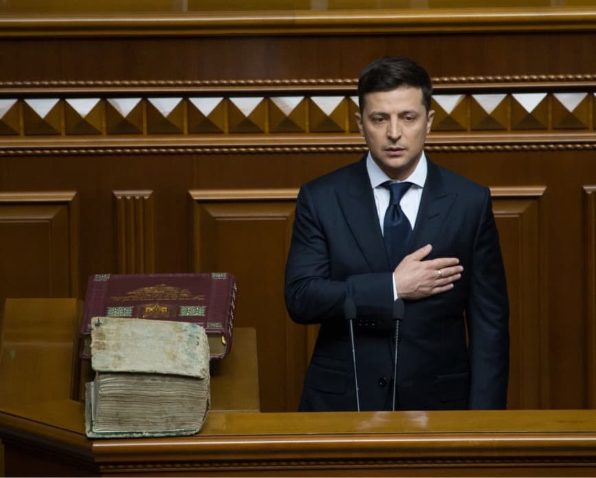 Zełenski: Zdrada Ukrainy zostaje odwołana
