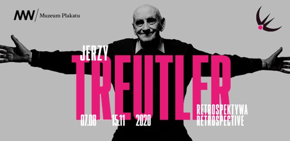 Wystawa w Muzeum Plakatu w Wilanowie. Jerzy Treutler. Grafik Projektant. Retrospektywa