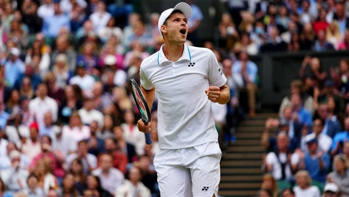 Hubert Hurkacz w półfinale Wimbledonu