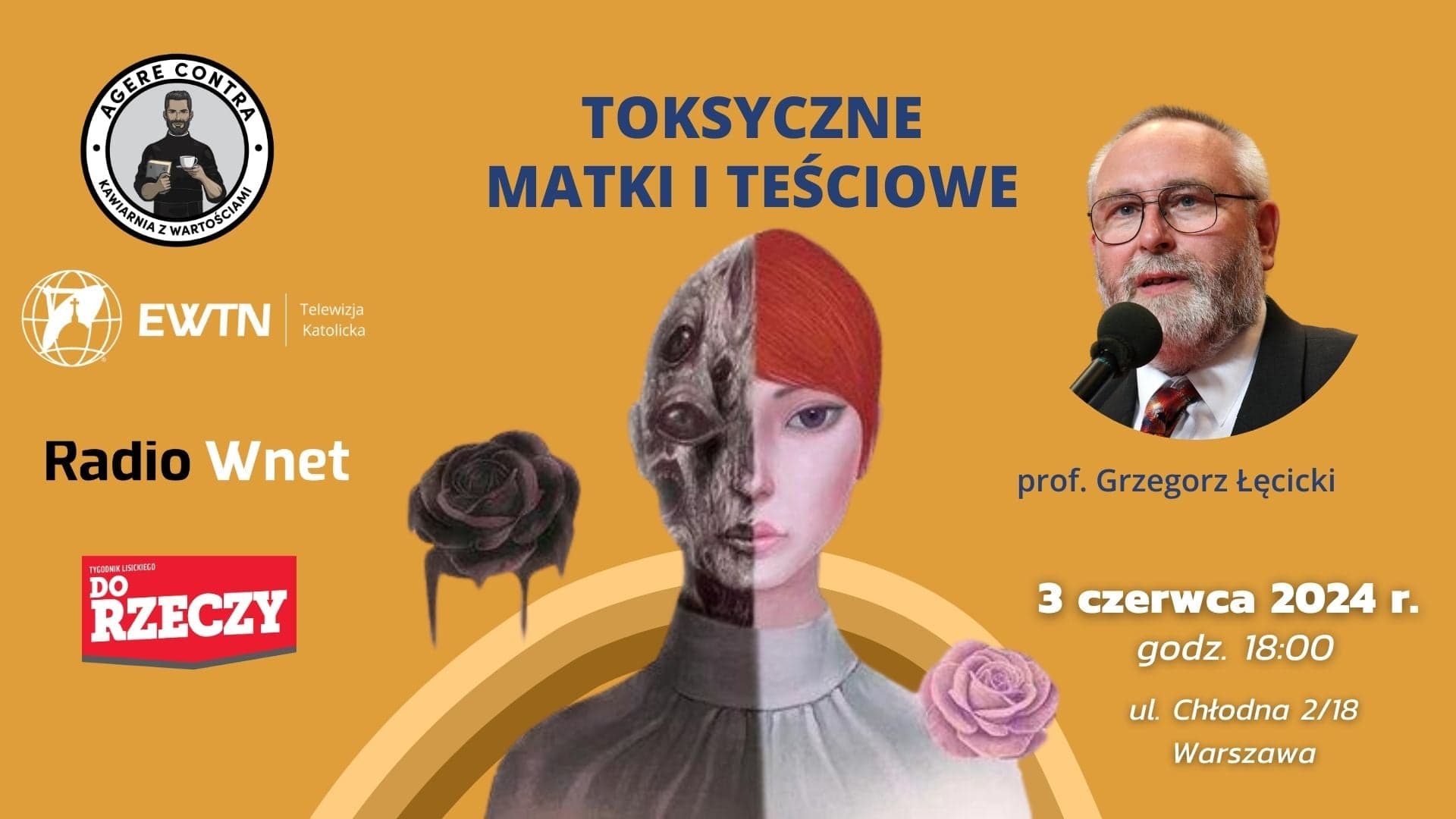 Toksyczne matki i teściowe – skąd się biorą i jak wyjść z chorej relacji? Zapraszamy na spotkanie w Agere Contra
