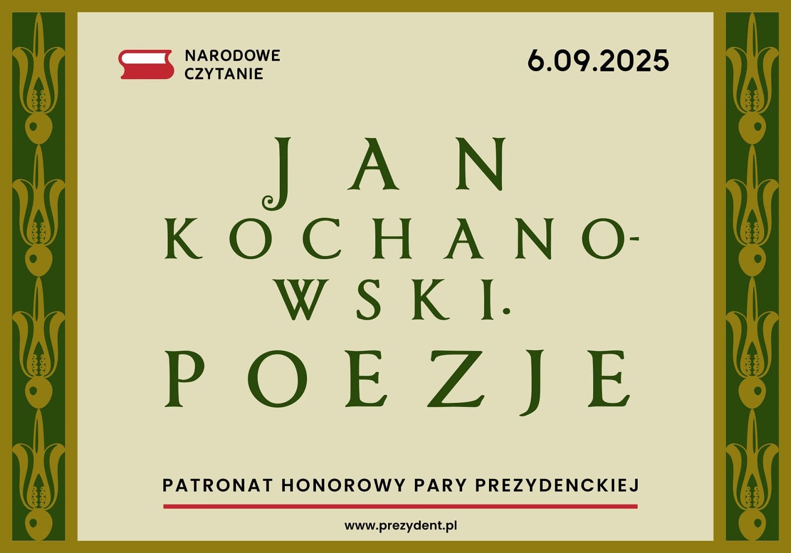 Narodowe Czytanie 2025 – Wojciech Kolarski: To największa kampania promująca czytelnictwo w Polsce